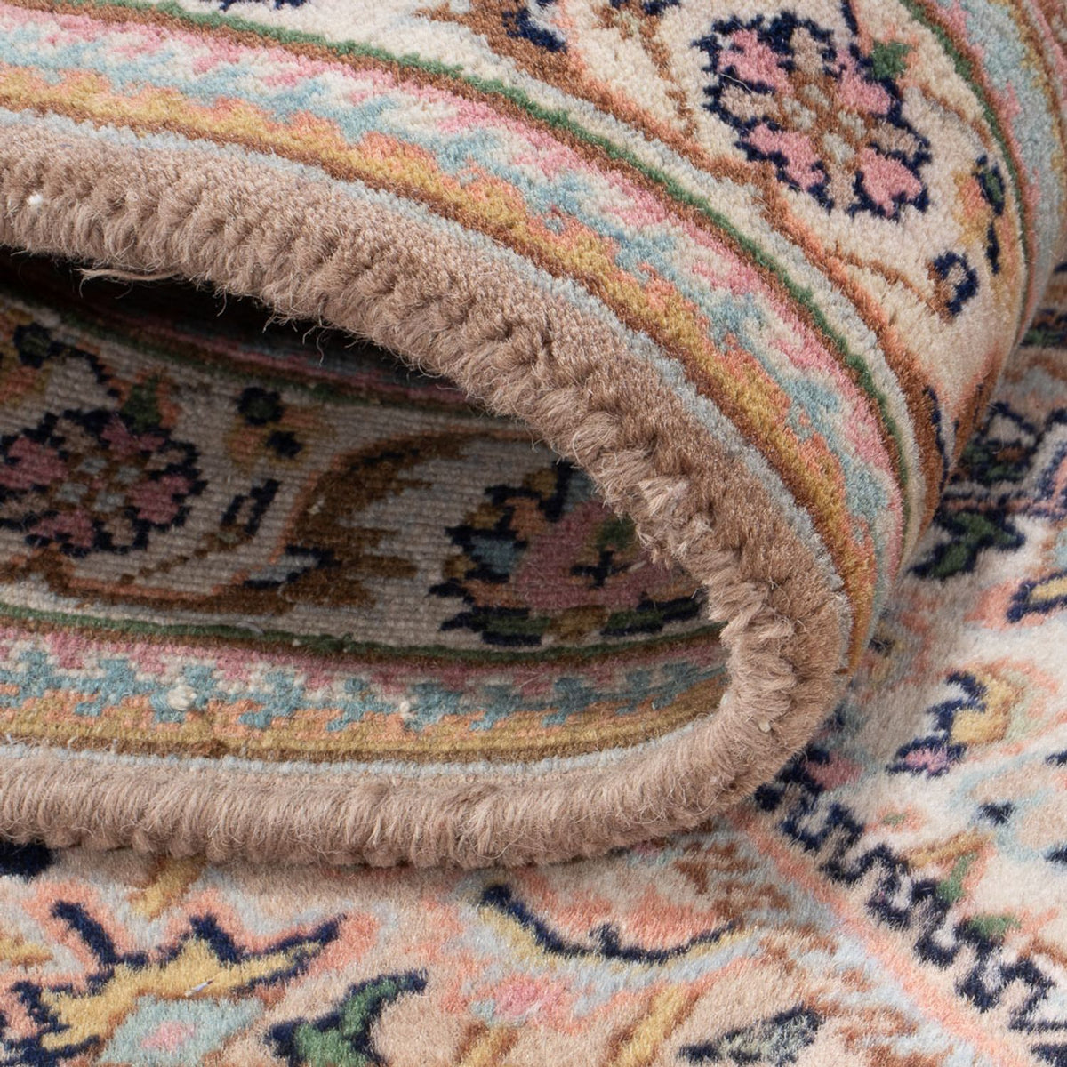 Runner Orientaliska mattor - Bijar - Indus - 260 x 80 cm - ljusbeige