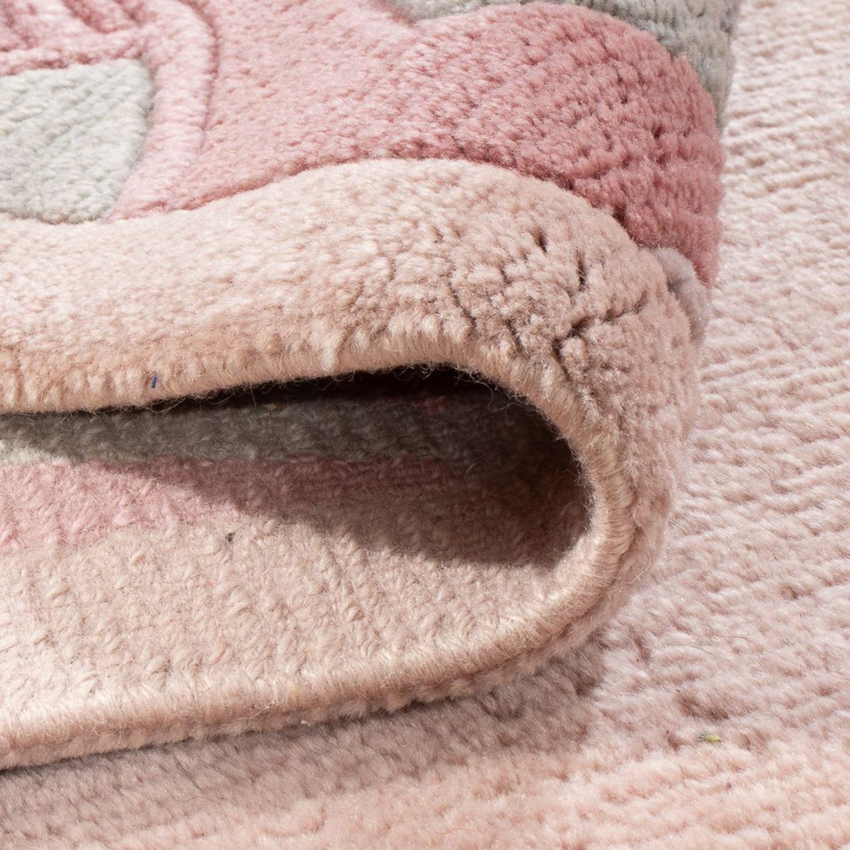 Nepal mattan - 240 x 170 cm - rosa