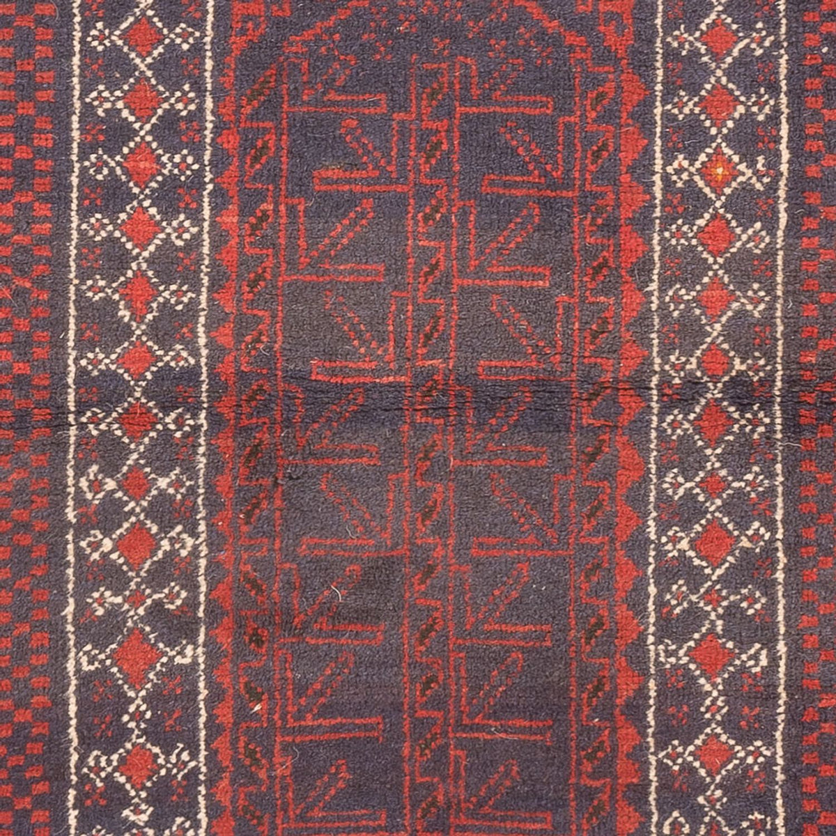 Runner Baluch-matta - 139 x 84 cm - flerfärgad