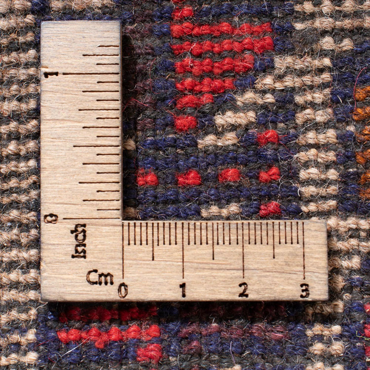 Baluch-matta - 128 x 82 cm - flerfärgad