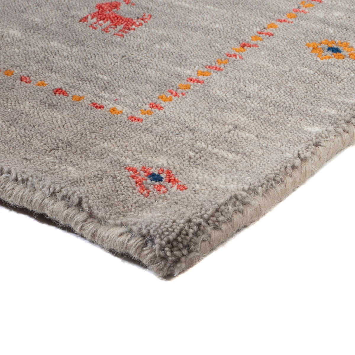 Gabbeh matta - Loribaft Softy - 103 x 62 cm - karamell