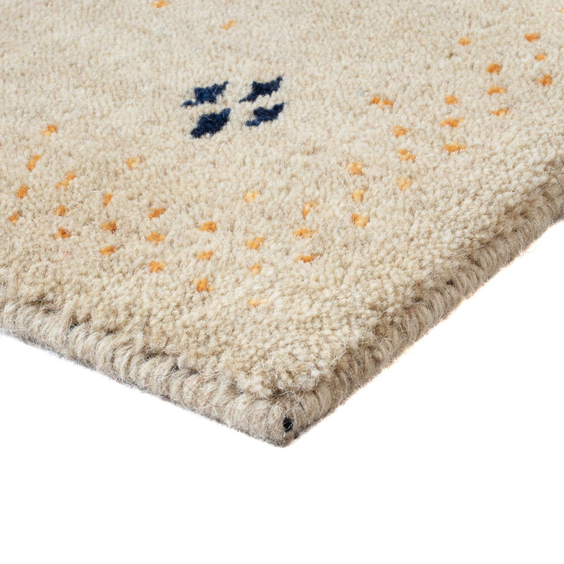 Gabbeh matta - Loribaft Softy - 90 x 60 cm - beige