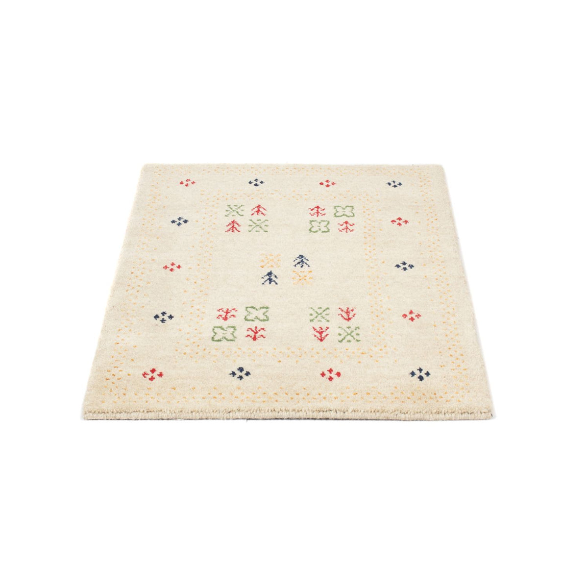 Gabbeh matta - Loribaft Softy - 90 x 60 cm - beige
