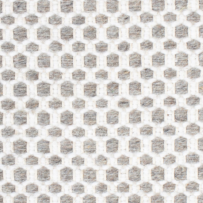 Ullmatta kvadrat  - 34 x 30 cm - ljusgrå