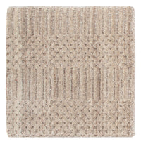 Ullmatta kvadrat  - 30 x 30 cm - brun
