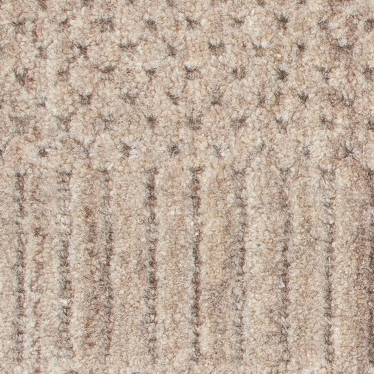 Ullmatta kvadrat  - 30 x 30 cm - brun
