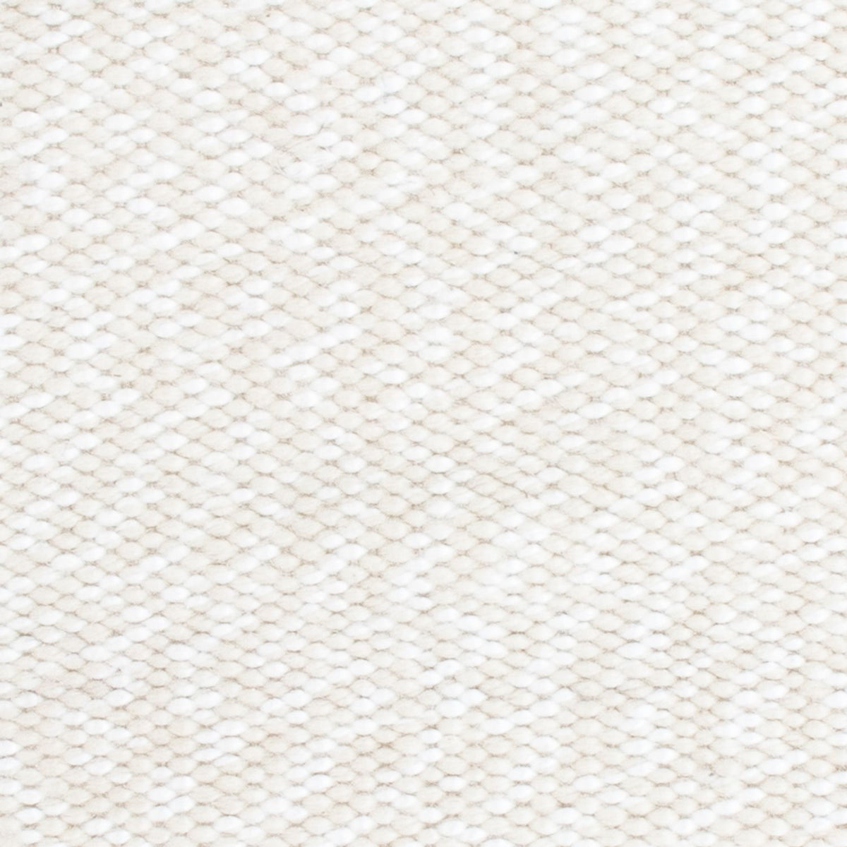 Ullmatta kvadrat  - 34 x 31 cm - vit