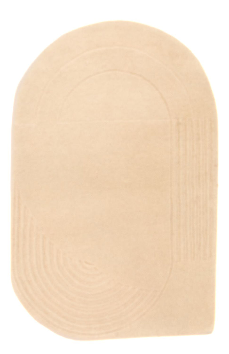 Ullmatta - 92 x 60 cm - beige