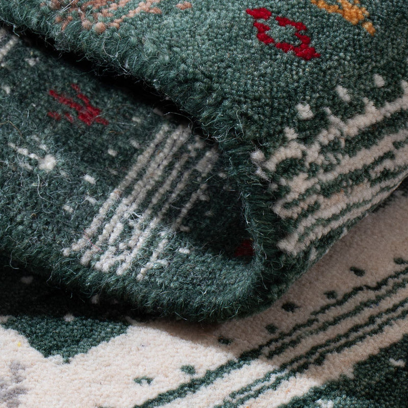 Gabbeh-mattan - Loribaft Indus - 90 x 60 cm - flerfärgad