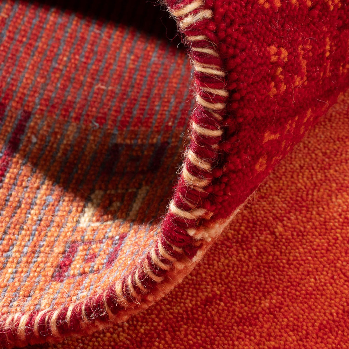 Gabbeh-matta - Indus - 145 x 70 cm - orange