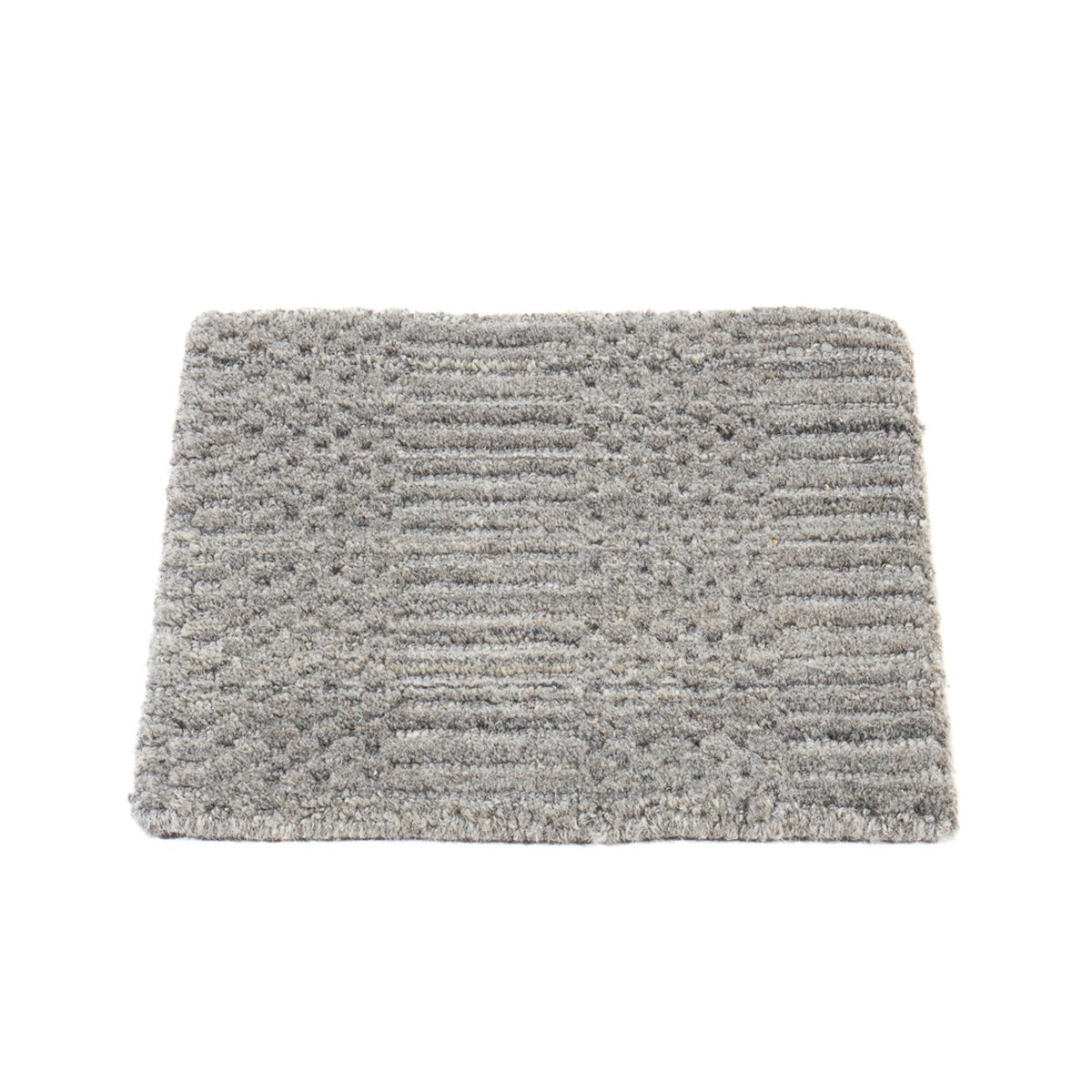 Ullmatta kvadrat  - 30 x 30 cm - grått