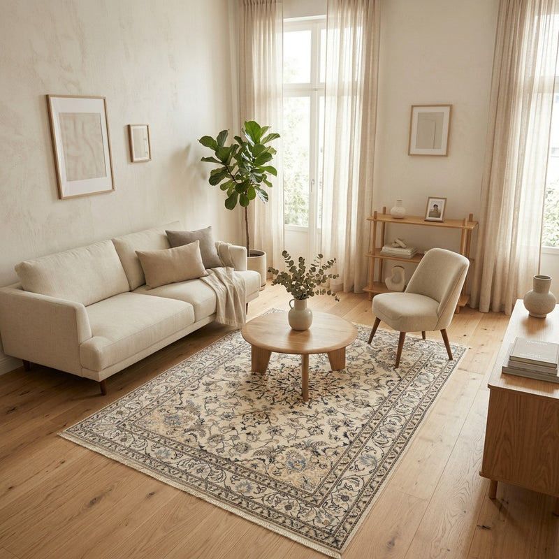 Indo Nain Mattan 232x157cm - Oriental Carpet