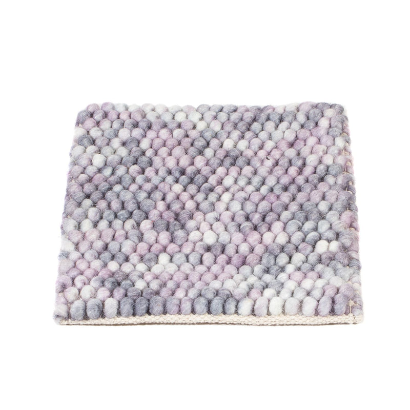 Ullmatta kvadrat  - 32 x 32 cm - flerfärgad