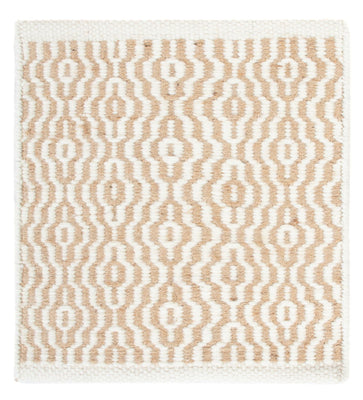 Ullmatta kvadrat  - 35 x 32 cm - beige