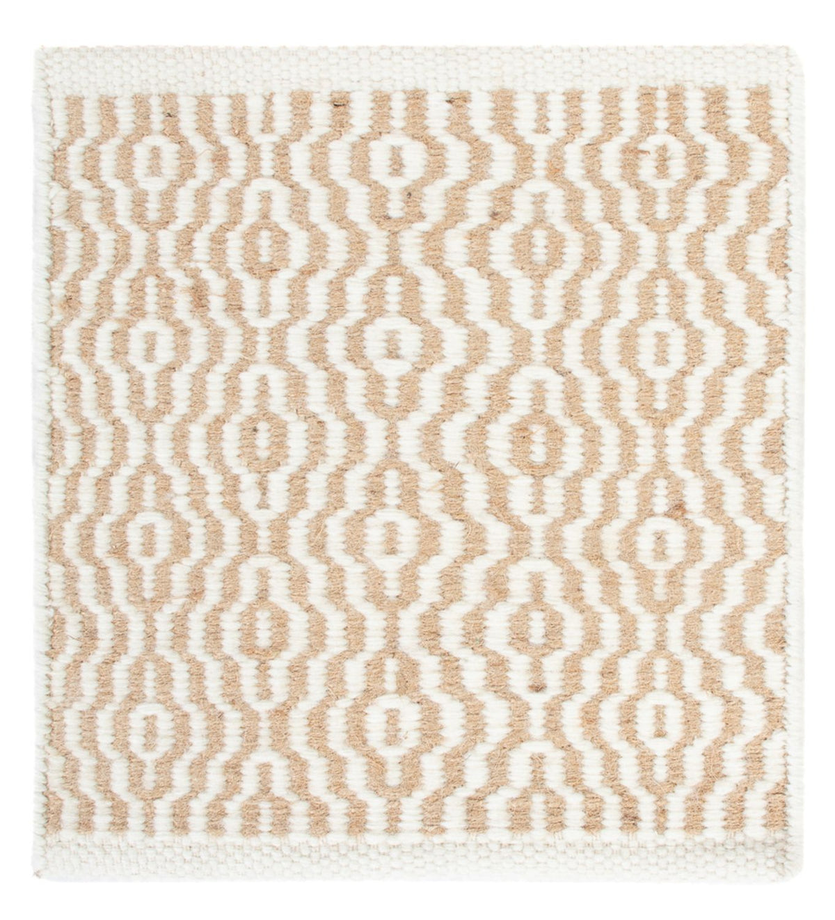 Ullmatta kvadrat  - 35 x 32 cm - beige
