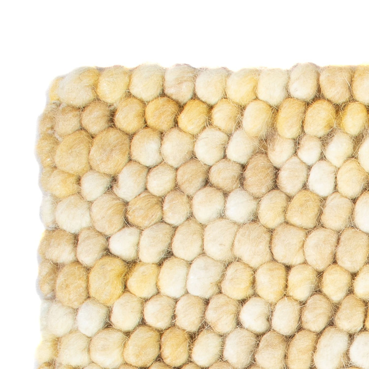 Ullmatta kvadrat  - 32 x 32 cm - ljusbeige
