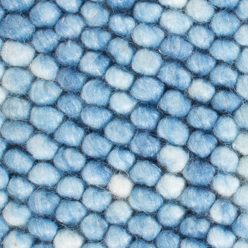 Ullmatta kvadrat  - 25 x 25 cm - ljusblå