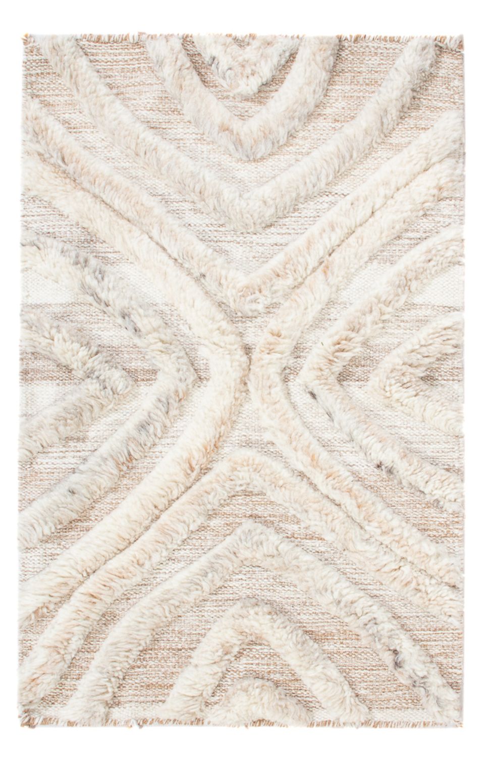 Ullmatta - 90 x 60 cm - beige