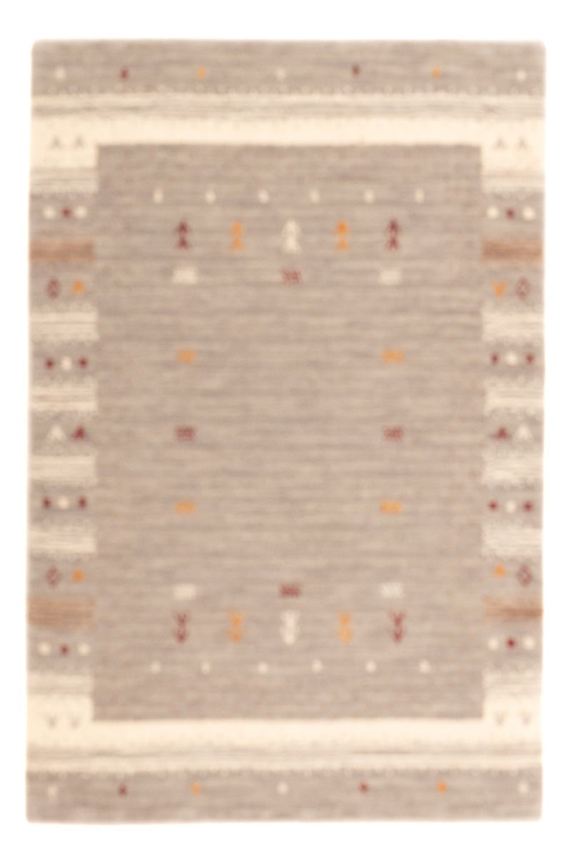 Gabbeh matta - Loribaft Softy - 90 x 60 cm - mörk beige