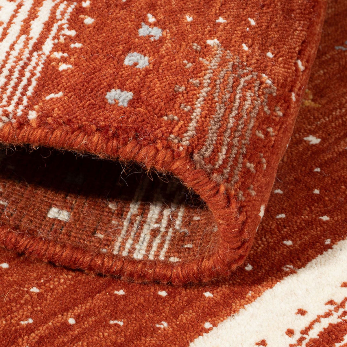 Gabbeh matta - Loribaft Softy - 90 x 60 cm - terrakotta