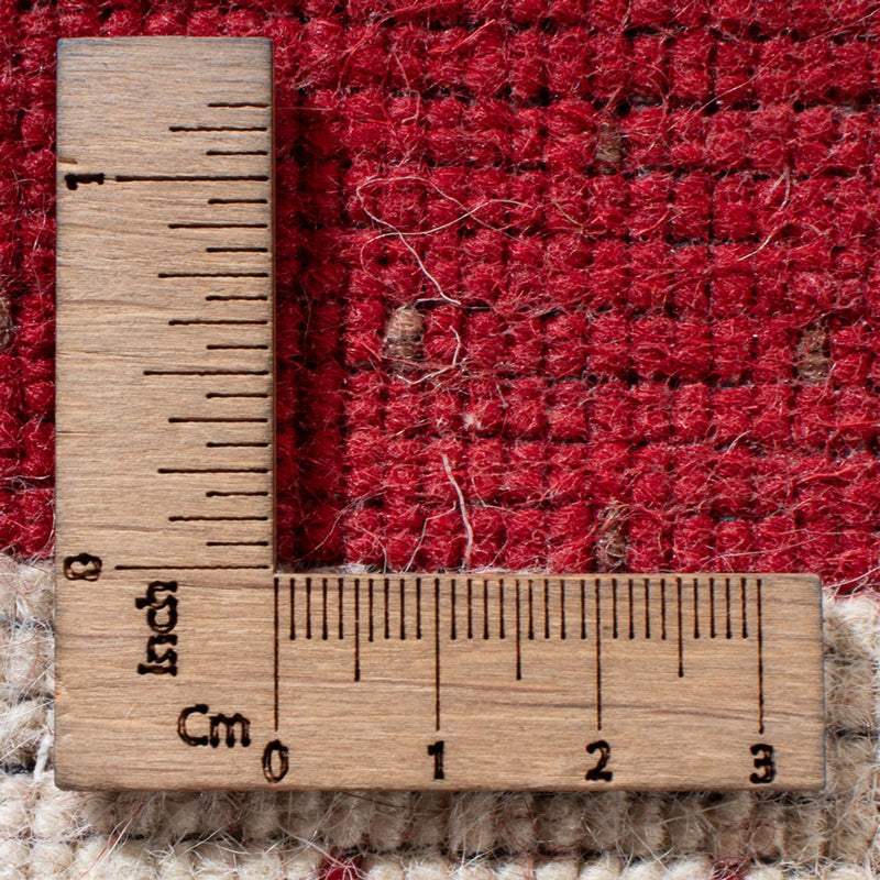 Gabbeh matta - Loribaft Softy - 90 x 60 cm - röd