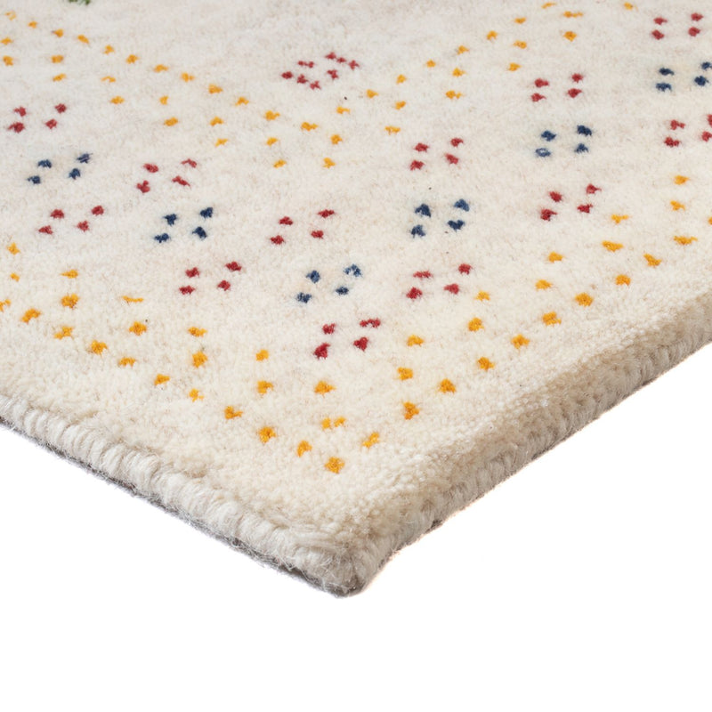 Gabbeh matta - Loribaft Softy - 90 x 60 cm - beige