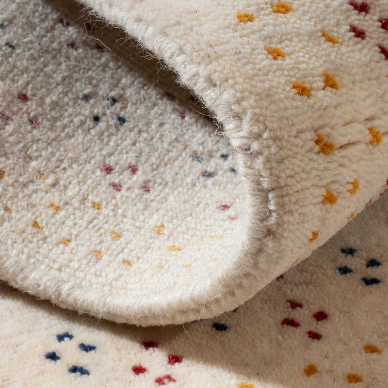 Gabbeh matta - Loribaft Softy - 90 x 60 cm - beige