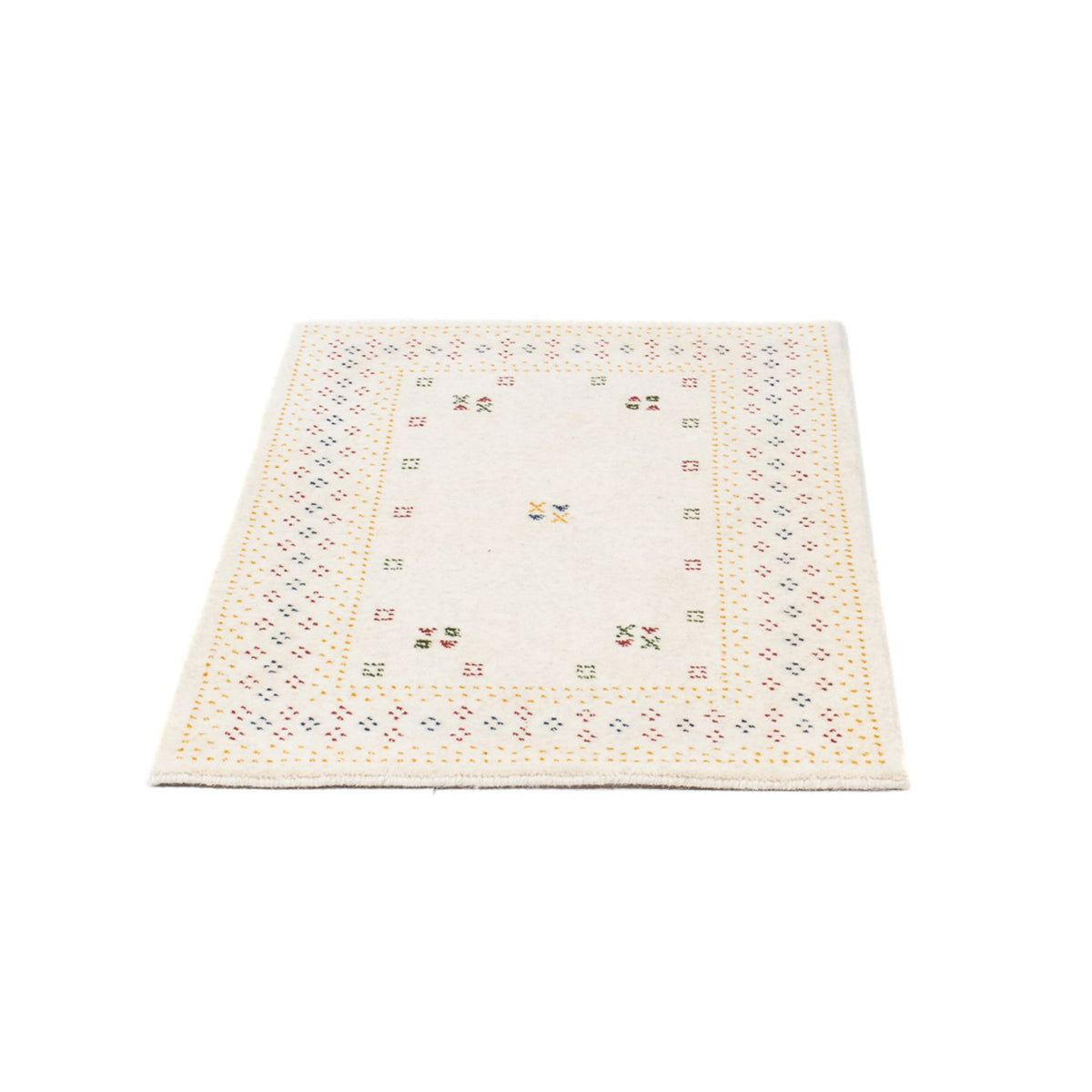 Gabbeh matta - Loribaft Softy - 90 x 60 cm - beige