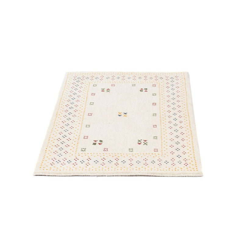 Gabbeh matta - Loribaft Softy - 90 x 60 cm - beige