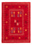 Gabbeh matta - Loribaft Softy - 90 x 60 cm - röd