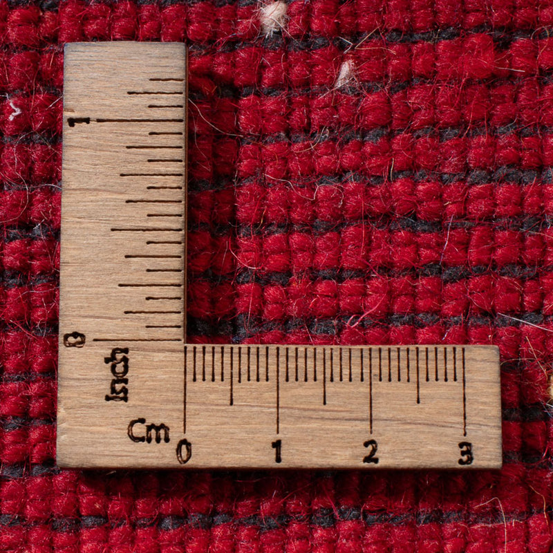 Gabbeh matta - Loribaft Softy - 90 x 60 cm - röd