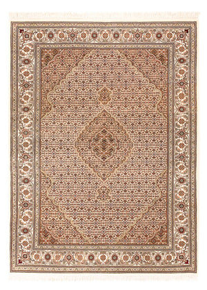 Orientaliska mattor - Tabriz - 200 x 150 cm - mörk beige