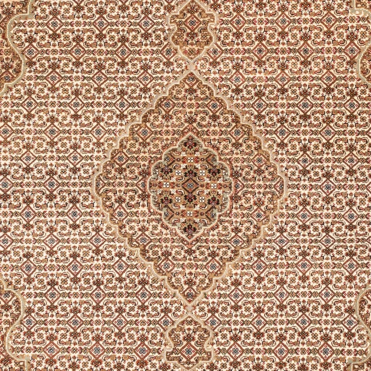 Orientaliska mattor - Tabriz - 200 x 150 cm - mörk beige