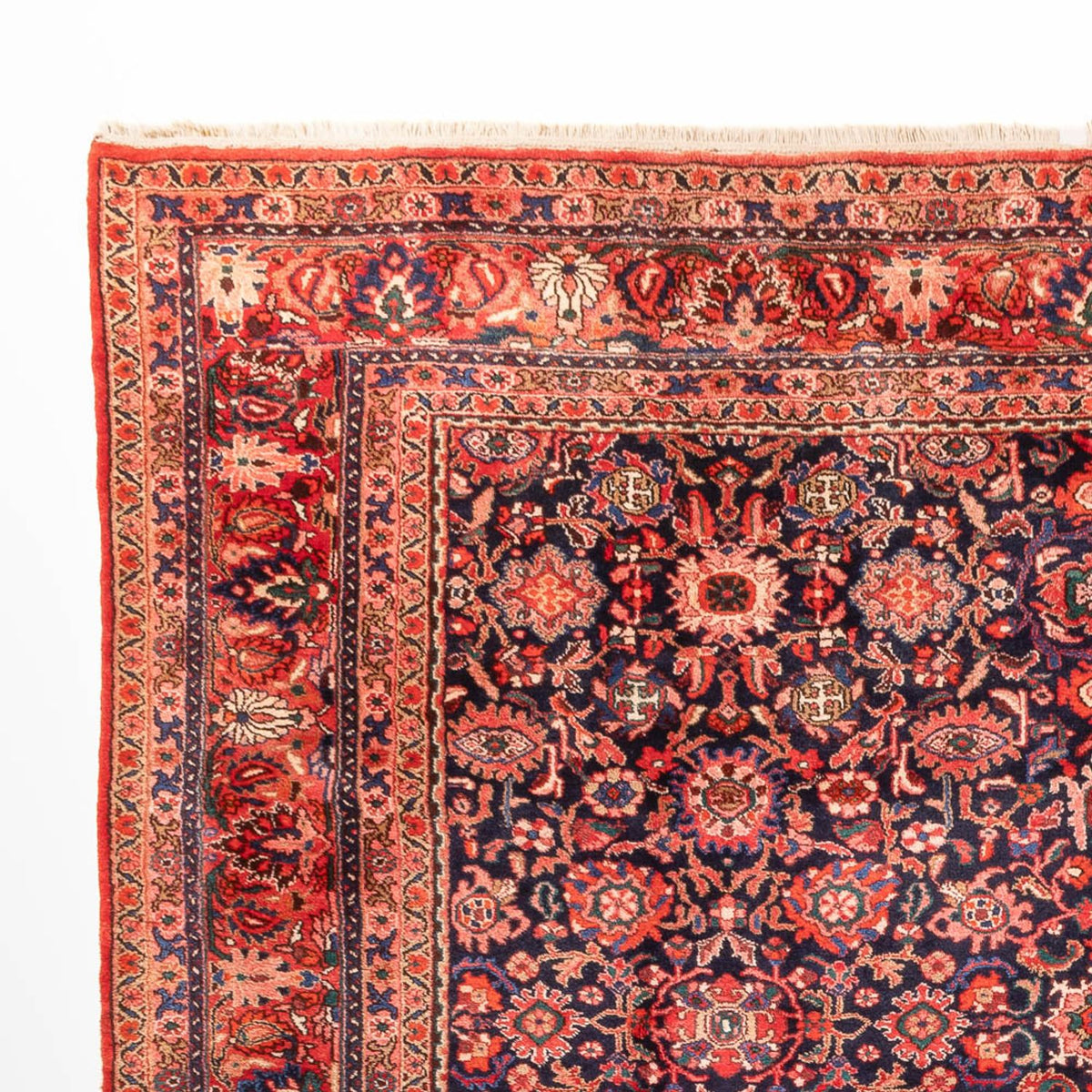 Persisk matta - Nomadic - 300 x 250 cm - mörkröd