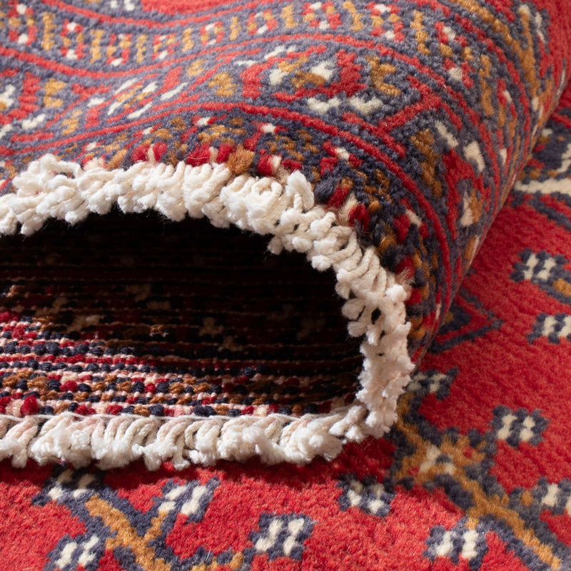 Turkaman-matta - 130 x 60 cm - ljusröd