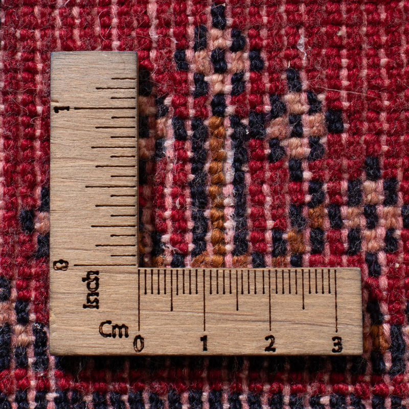 Turkaman-matta - 130 x 60 cm - röd