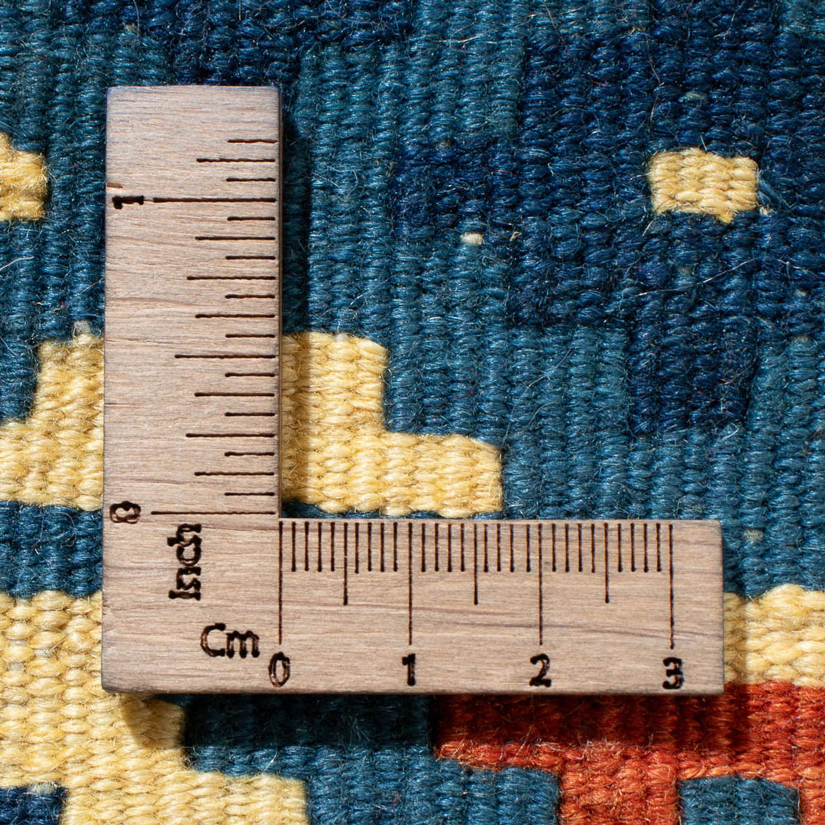 Kelim Carpet - orientalisk matta kvadrat  - 103 x 103 cm - flerfärgad