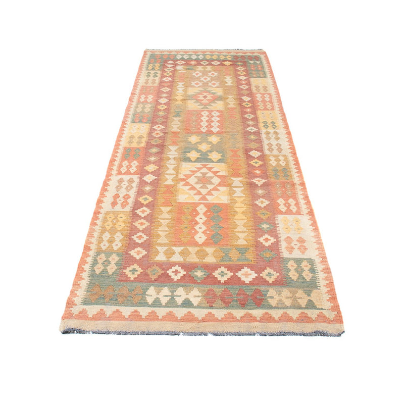 Runner Kelim Carpet - Splash - 315 x 95 cm - ljusbeige
