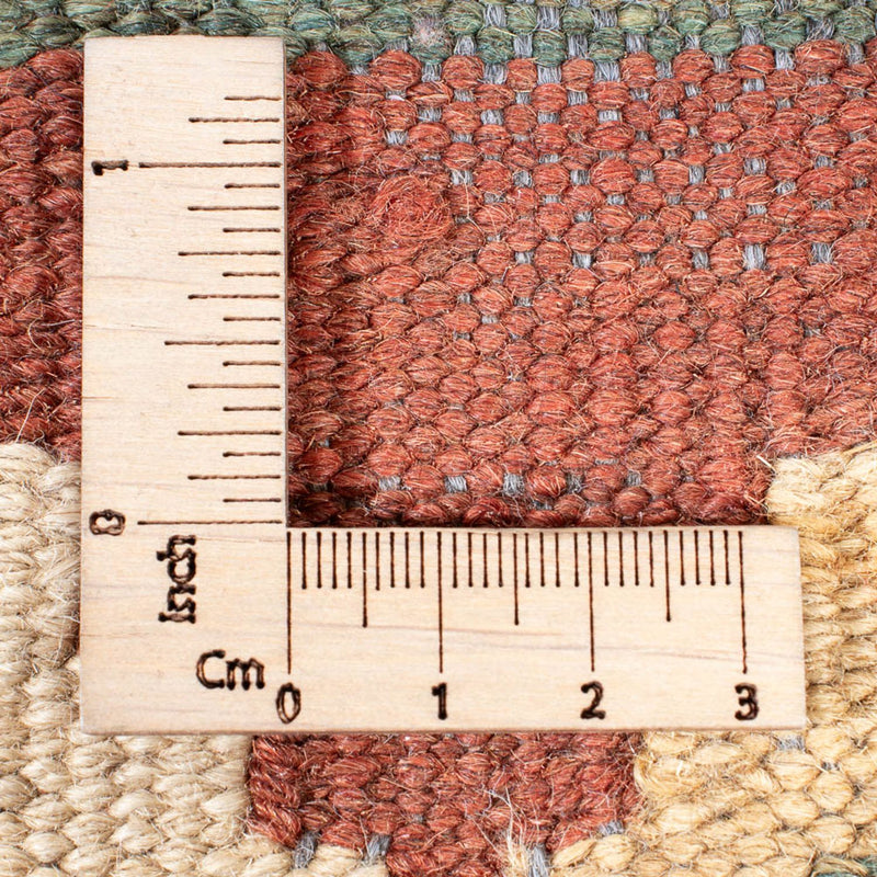 Runner Kelim Carpet - Splash - 315 x 95 cm - ljusbeige