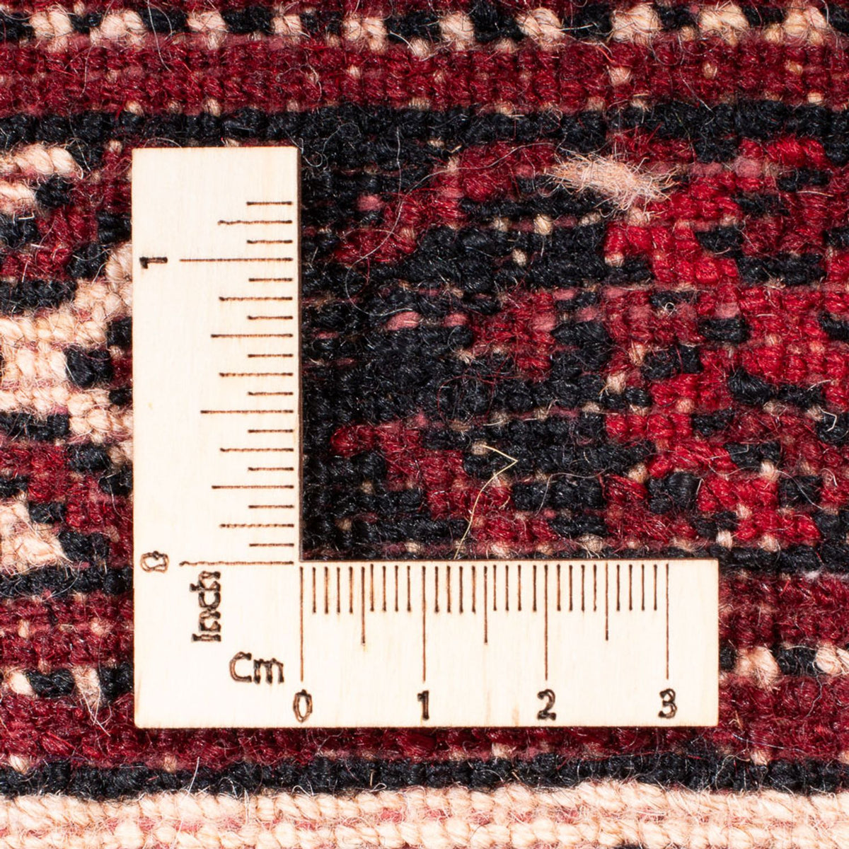 Turkaman-matta - 391 x 270 cm - röd