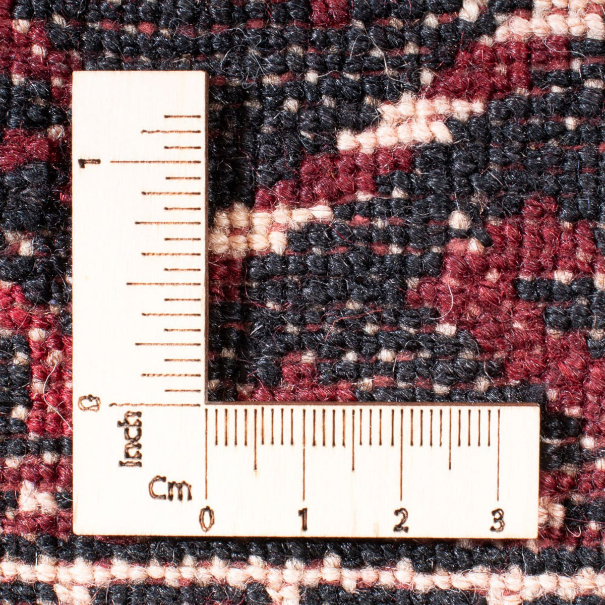 Turkaman-matta - 390 x 280 cm - röd