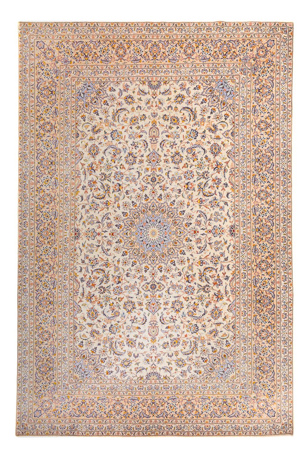 Persiska mattor - Keshan kvadrat  - 415 x 395 cm - sand