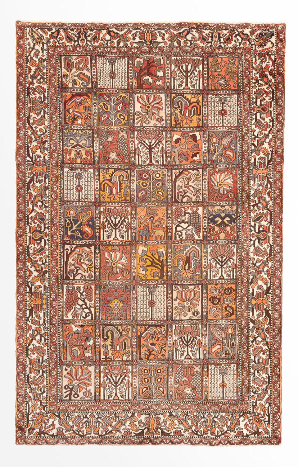 Persisk matta - Nomadic - 302 x 210 cm - mörk beige