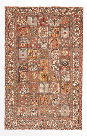 Persisk matta - Nomadic - 302 x 210 cm - mörk beige