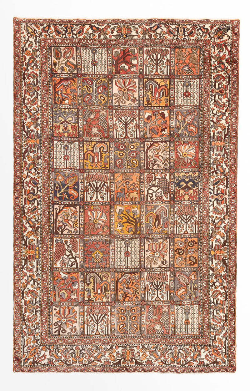 Persisk matta - Nomadic - 302 x 210 cm - mörk beige