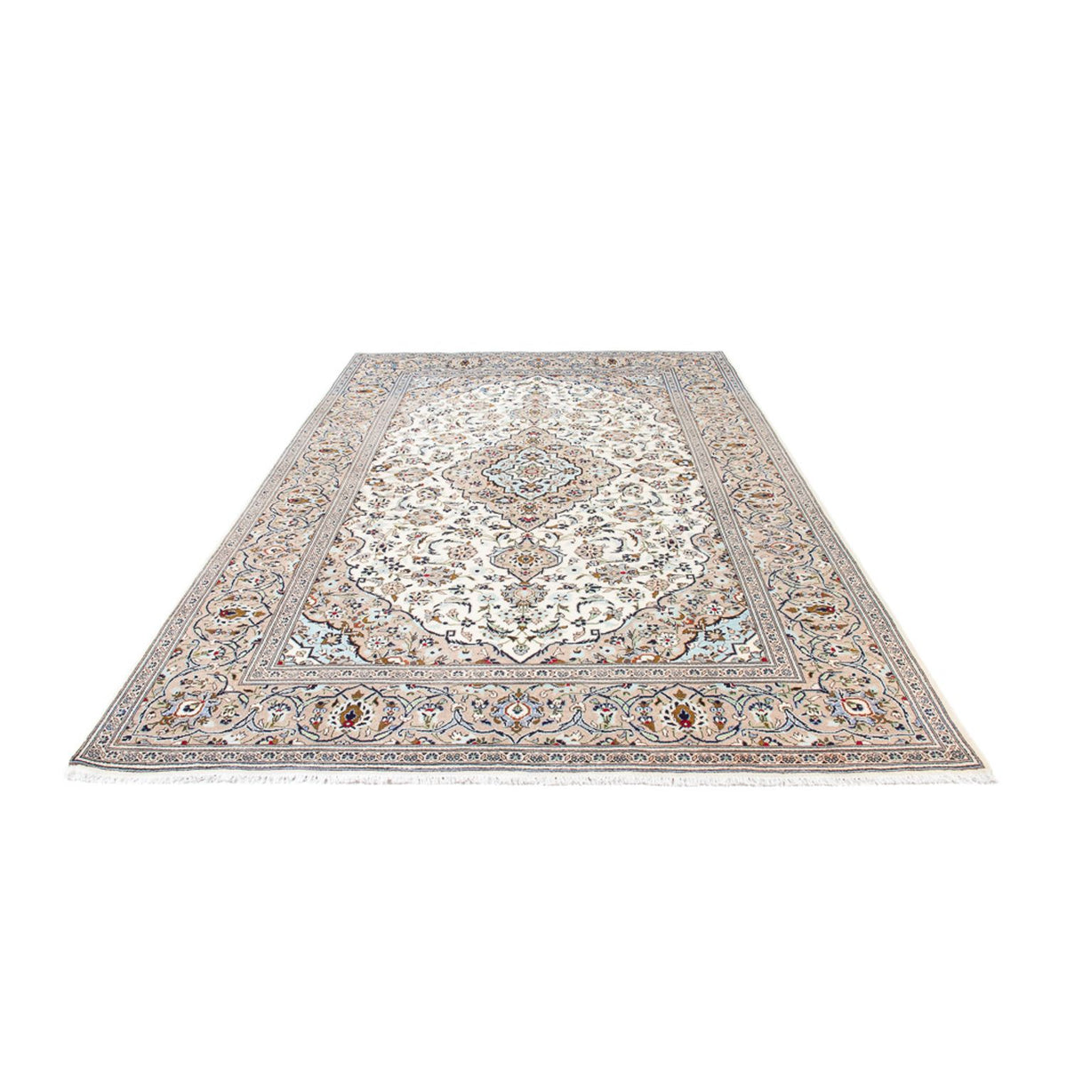 Persiska mattor - Keshan - 310 x 200 cm - grädde
