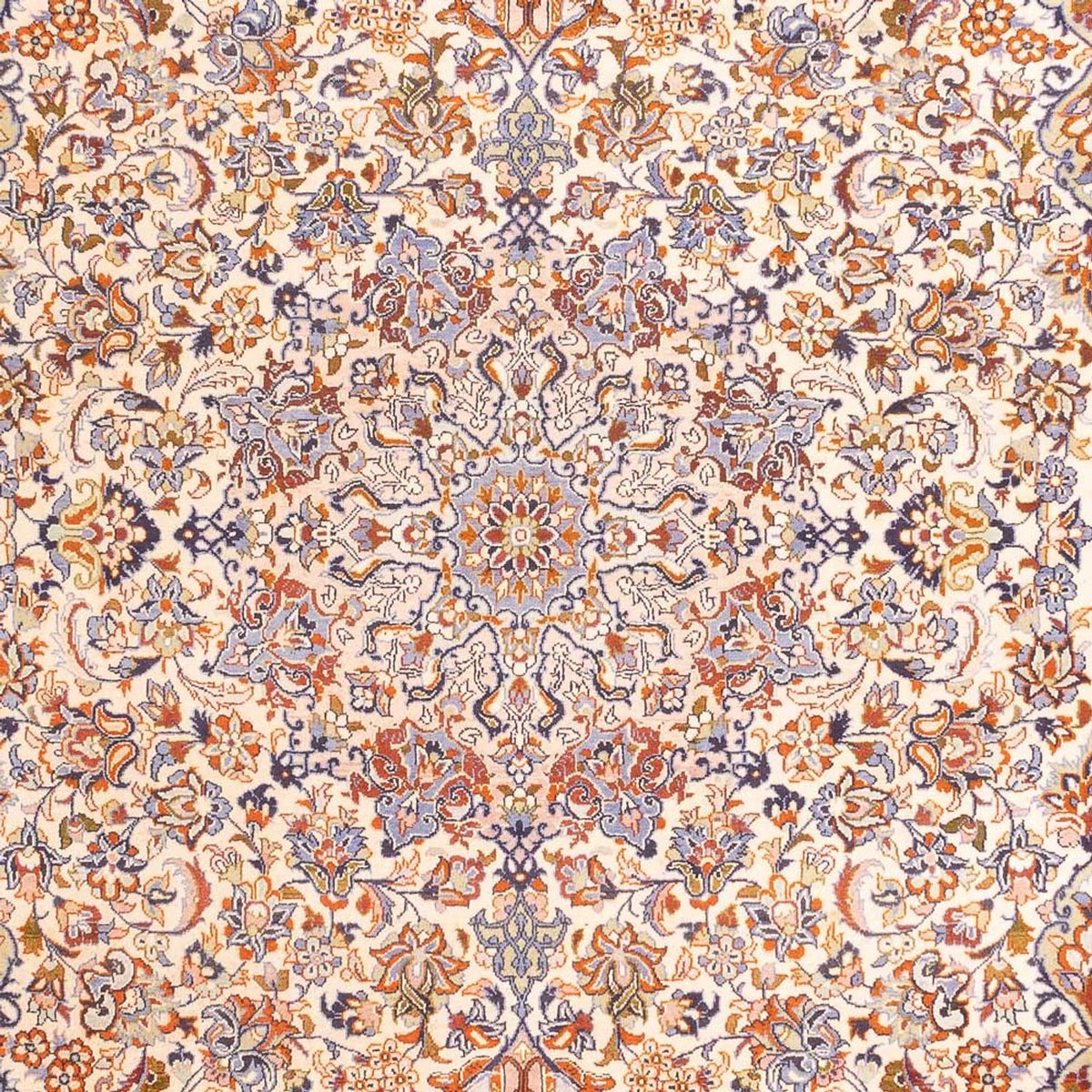 Persiska mattor - Keshan - 410 x 280 cm - mörk beige
