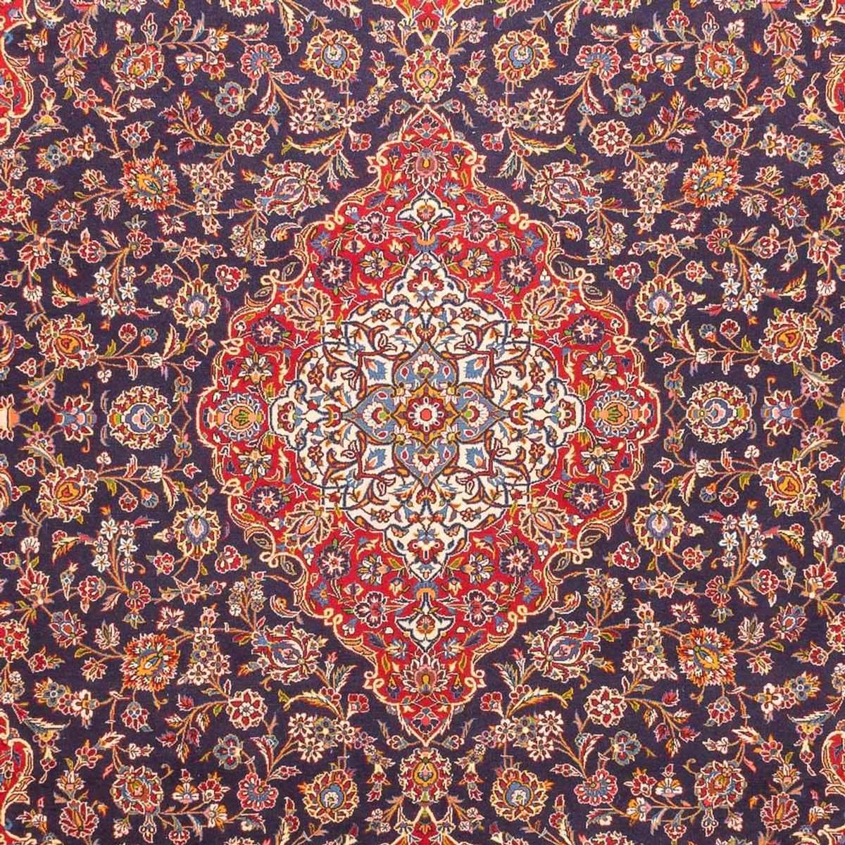 Persiska mattor - Keshan - 380 x 295 cm - mörkblå