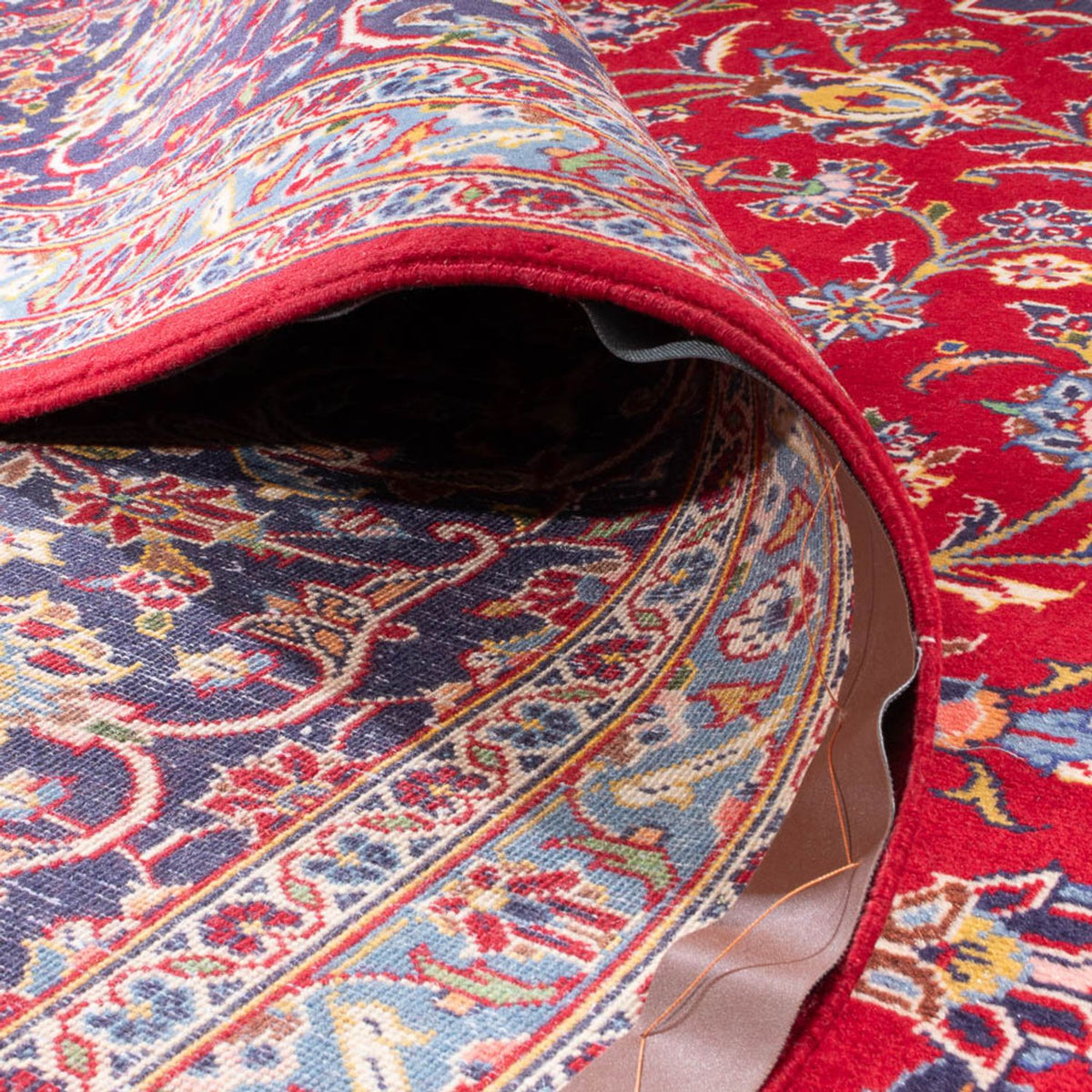 Persiska mattor - Keshan - 390 x 295 cm - röd