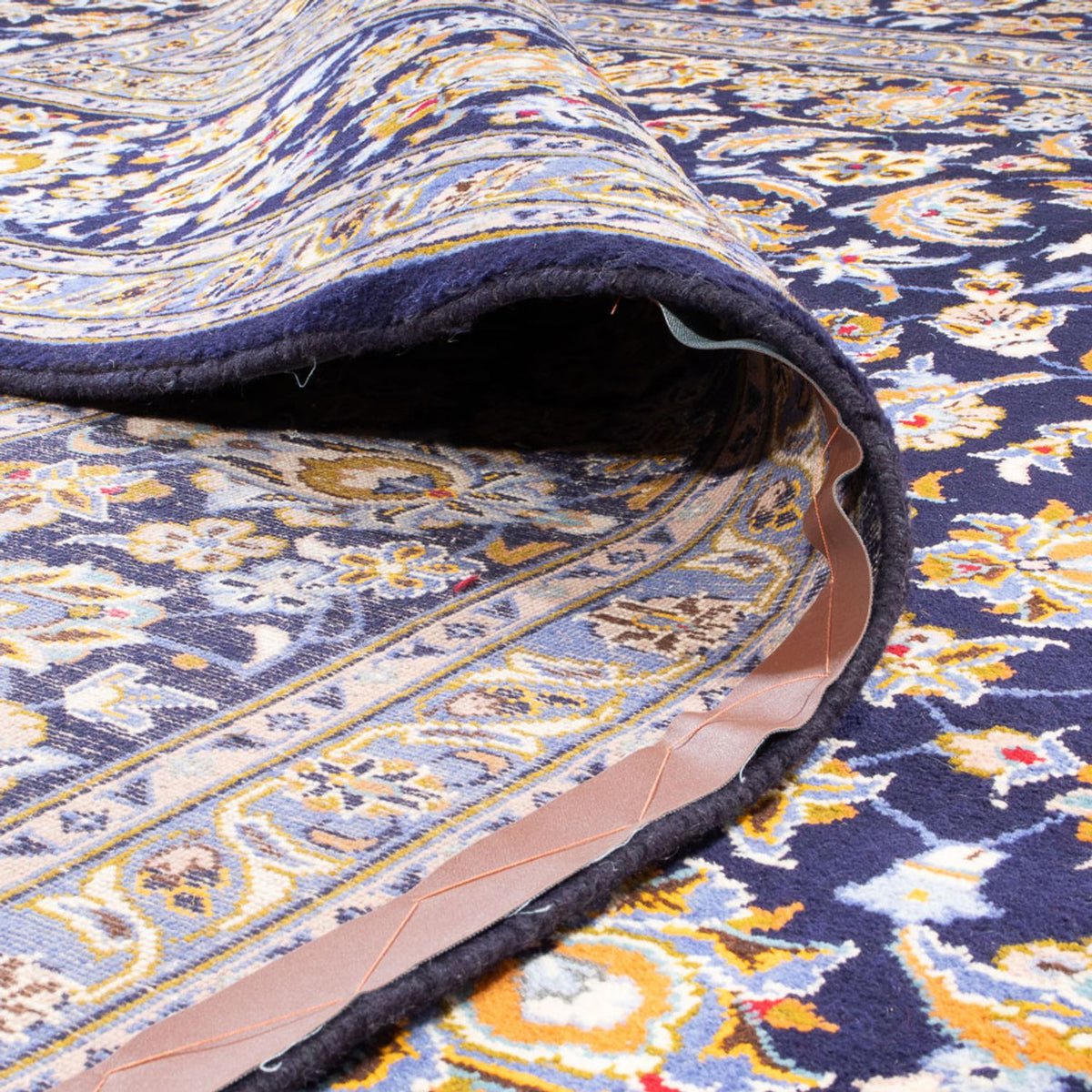 Persiska mattor - Keshan - 420 x 318 cm - mörkblå